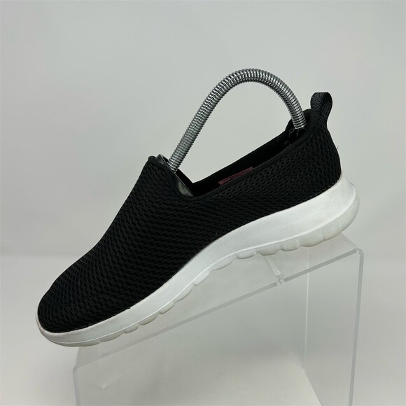 Skechers GOwalk Joy Women's Slip-On Walking Shoes Black White Lightweight Size 7 - Picture 4 of 13